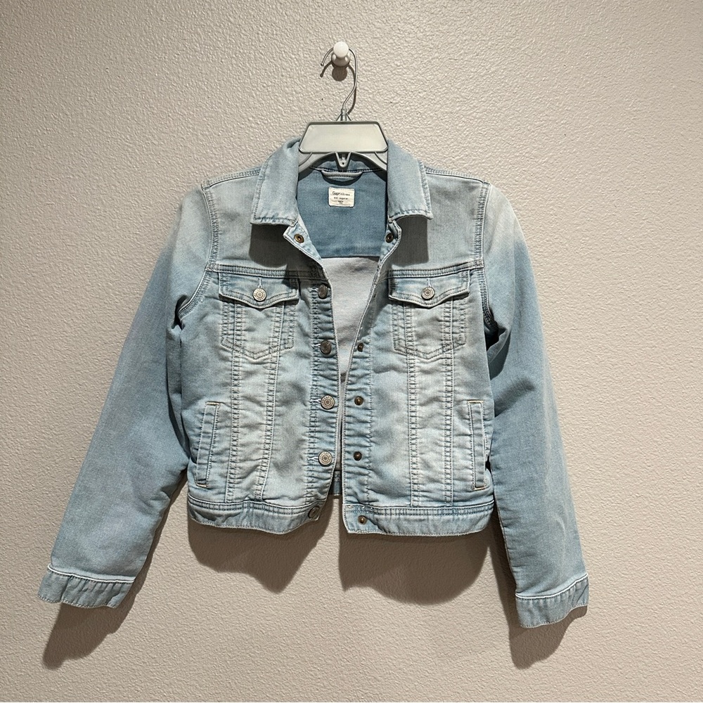Gap Kids light wash denim jacket
